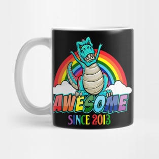 Dinosaur Born 2013 - 10 Years Old Birthday Mug